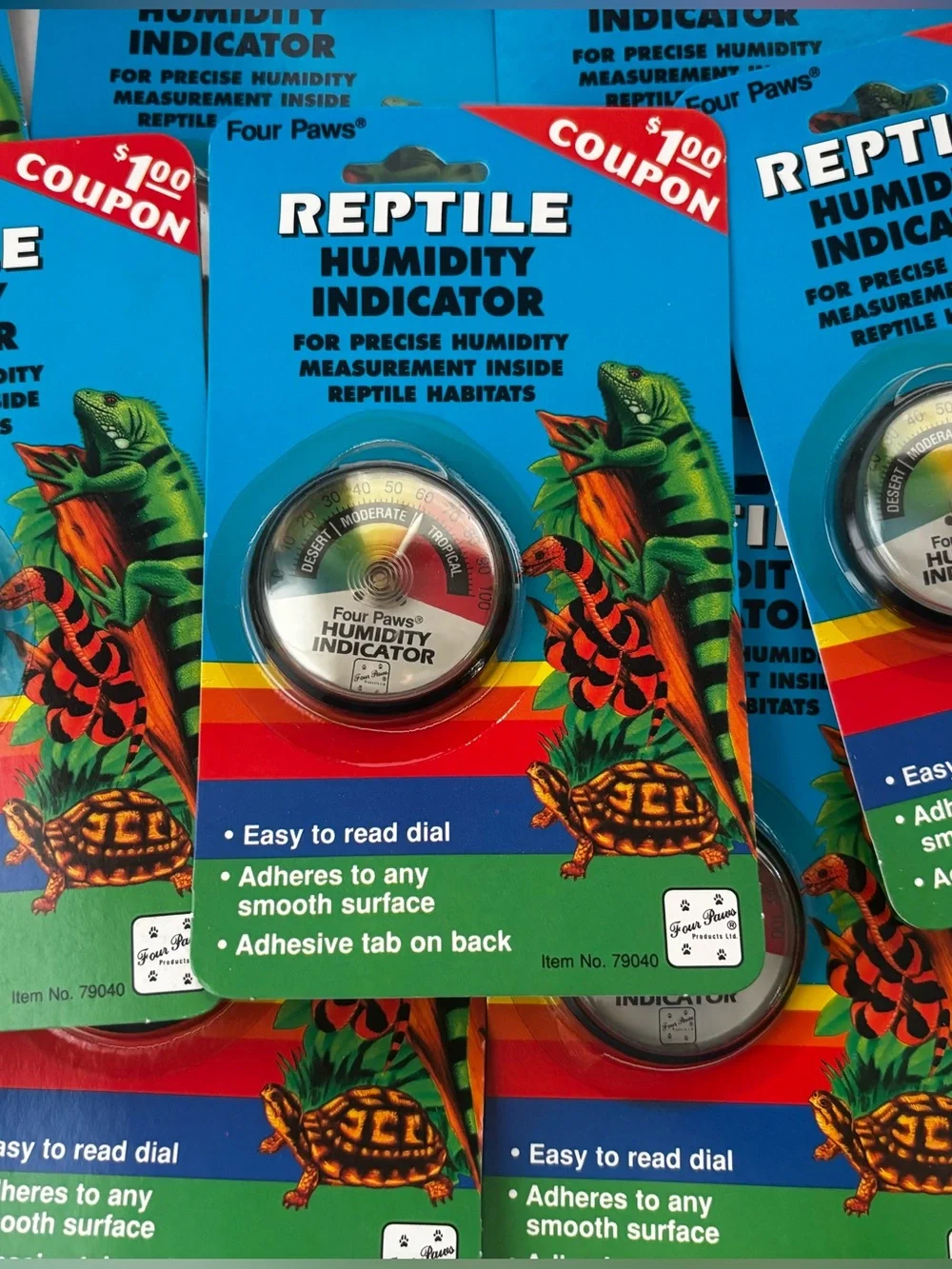 Stock - 36 Pieces Four Paws Reptile Humidity Indicator